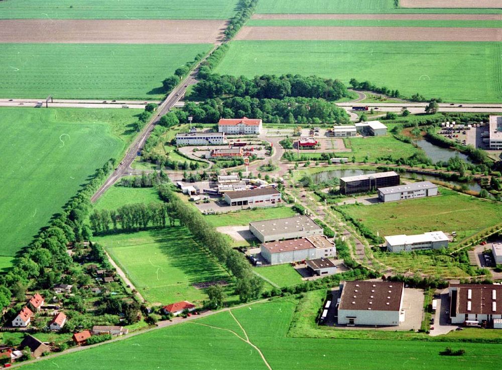 Genshagen / BRB aus der Vogelperspektive: Gewerbegebiet Brandenburg Park der Firma TRIZEC HAHN Deutschland GmbH am südlichen Berliner Ring bei Ludwigsfelde 16