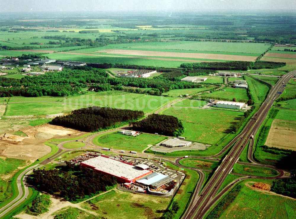 Luftbild Genshagen / BRB - Gewerbegebiet Brandenburg Park der Firma TRIZEC HAHN Deutschland GmbH am südlichen Berliner Ring bei Ludwigsfelde 16