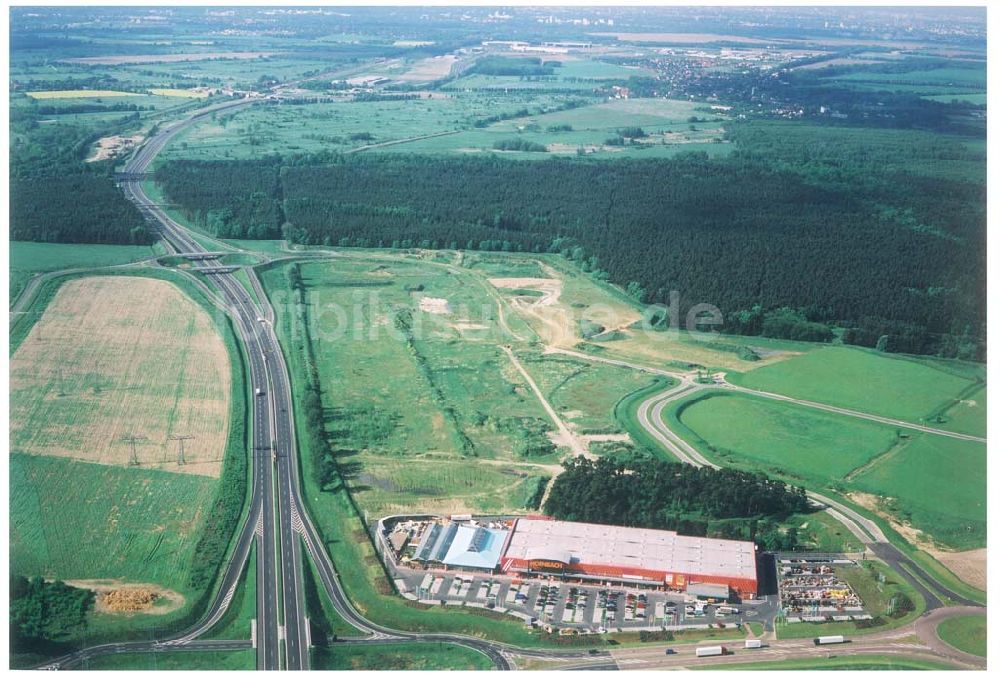 Luftbild Genshagen / BRB - Gewerbegebiet Brandenburg Park der Firma TRIZEC HAHN Deutschland GmbH am südlichen Berliner Ring bei Ludwigsfelde 16