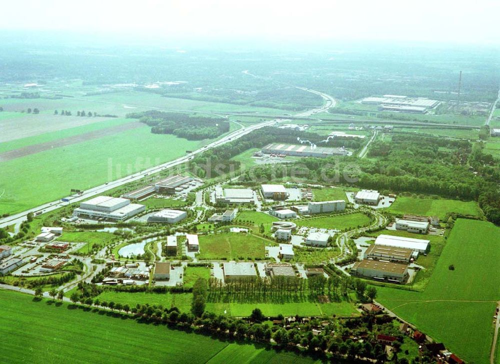 Luftaufnahme Genshagen / BRB - Gewerbegebiet Brandenburg Park am südlichen Berliner Ring bei Ludwigsfelde der Firma TRIZEC HAHN Deutschland GmbH Ludwigsfelde 16