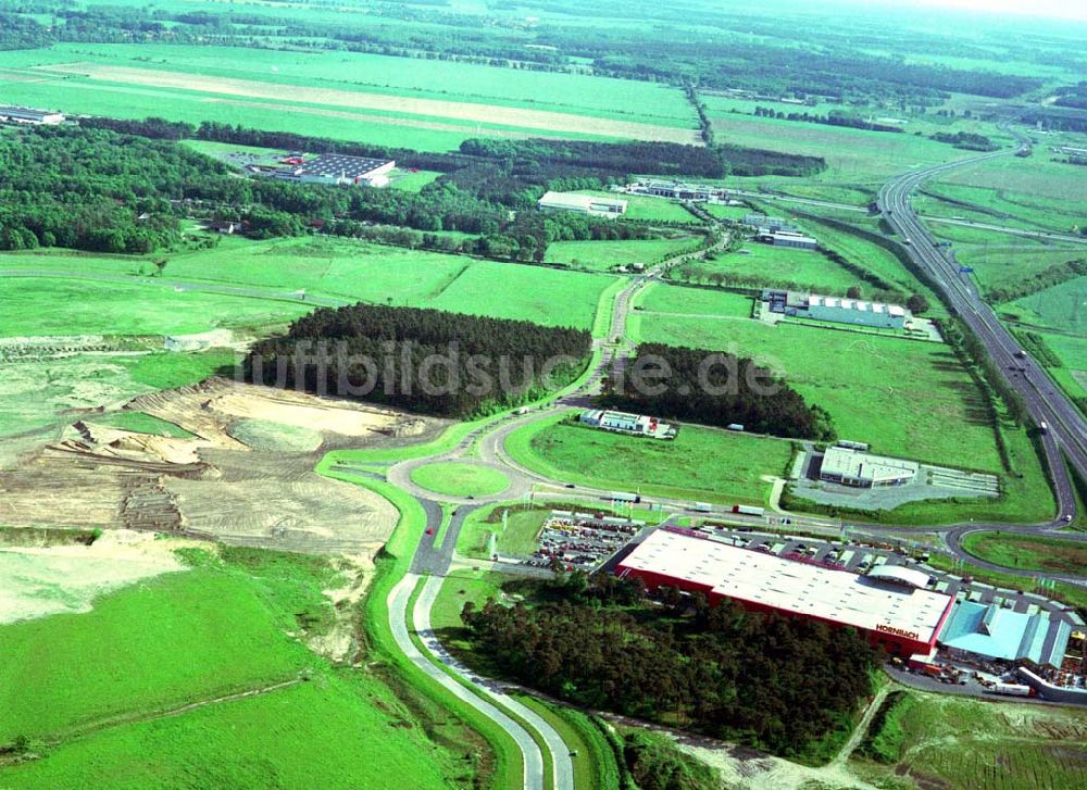 Luftbild Genshagen / BRB - Gewerbegebiet Brandenburg Park am südlichen Berliner Ring bei Ludwigsfelde der Firma TRIZEC HAHN Deutschland GmbH Ludwigsfelde 16