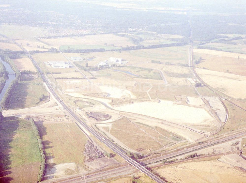 Brieselang / Brandenburg von oben - Gewerbegebiet Brieselang am Berliner Ring