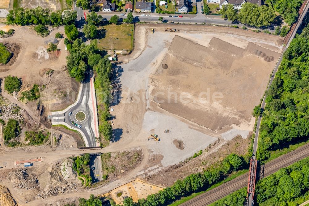 Gelsenkirchen aus der Vogelperspektive: Gewerbegebiet Brüsseler Straße im Ortsteil Gelsenkirchen-Mitte in Gelsenkirchen im Bundesland Nordrhein-Westfalen