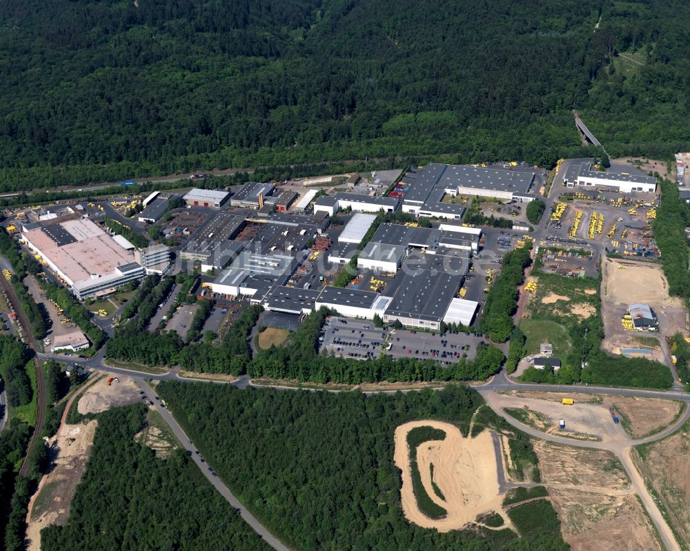 Luftbild Buchholz, Boppard - Gewerbegebiet in Buchholz, Boppard im Bundesland Rheinland-Pfalz