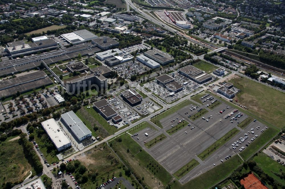 Luftbild Mainz - Gewerbegebiet und Dienstleistungszentrum mit der Automeile in der Oberstadt in Mainz im Bundesland Rheinland-Pfalz