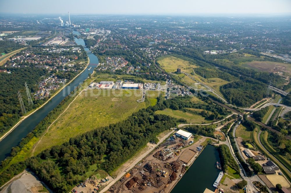 Luftbild Herne - Gewerbegebiet der EconoDOM GmbH, der Euro-fracht GmbH und der Kneisler & Partner Unternehmensberatung GmbH in Herne im Bundesland Nordrhein-Westfalen