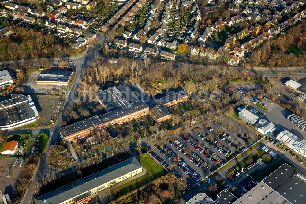 Luftaufnahme Gelsenkirchen - Gewerbegebiet an der Emscherstraße in Gelsenkirchen im Bundesland Nordrhein-Westfalen