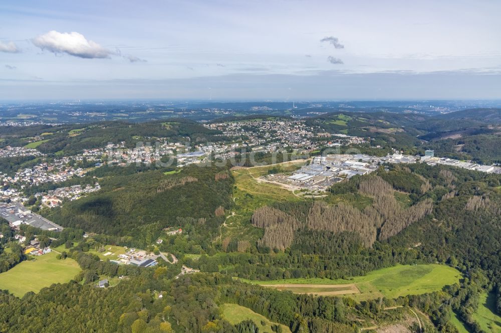 Ennepetal von oben - Gewerbegebiet in Ennepetal im Bundesland Nordrhein-Westfalen, Deutschland