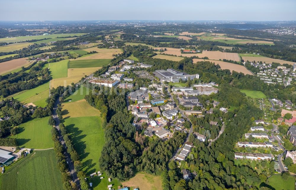 Luftbild Essen - Gewerbegebiet entlang der Straße Im Teelbruch in Essen im Bundesland Nordrhein-Westfalen, Deutschland