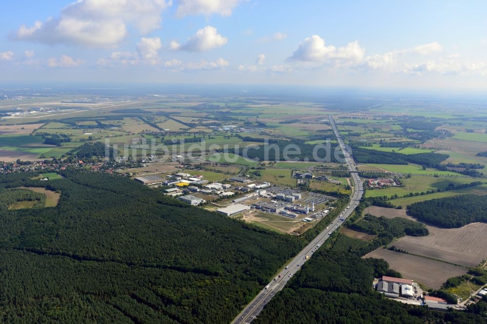 Blankenfelde-Mahlow von oben - Gewerbegebiet Eschenweg in Blankenfelde-Mahlow im OT Dahlewitz im Bundesland Brandenburg