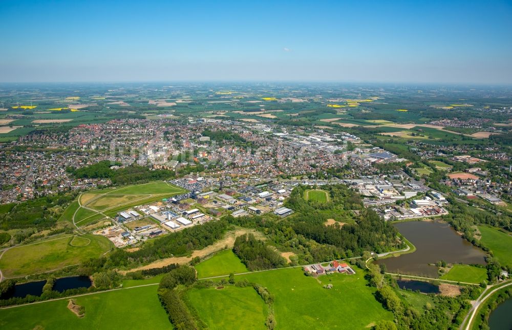 Luftbild Hamm - Gewerbegebiet An den Fördertürmen in Hamm im Bundesland Nordrhein-Westfalen