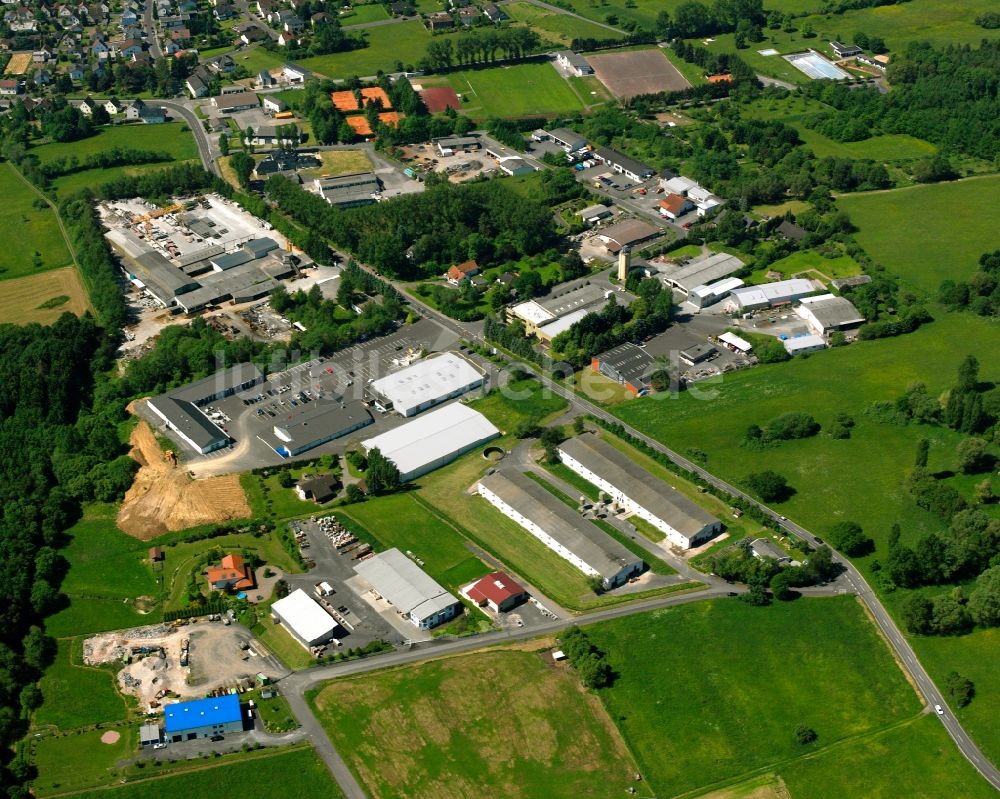 Luftbild Frickhofen - Gewerbegebiet in Frickhofen im Bundesland Hessen, Deutschland