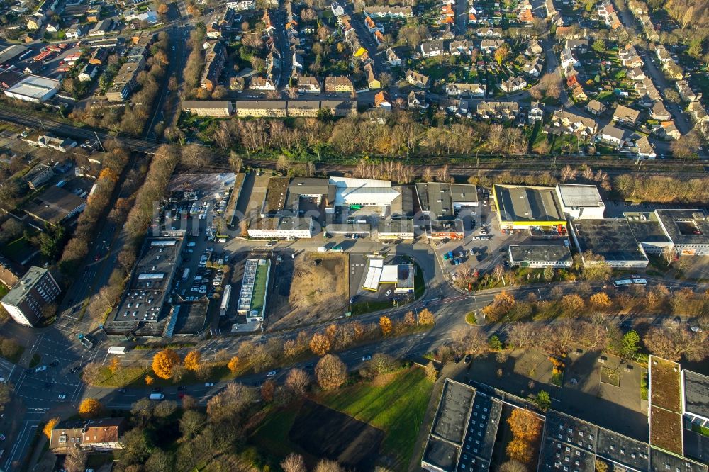 Luftaufnahme Gelsenkirchen - Gewerbegebiet in Gelsenkirchen-Buer im Bundesland Nordrhein-Westfalen