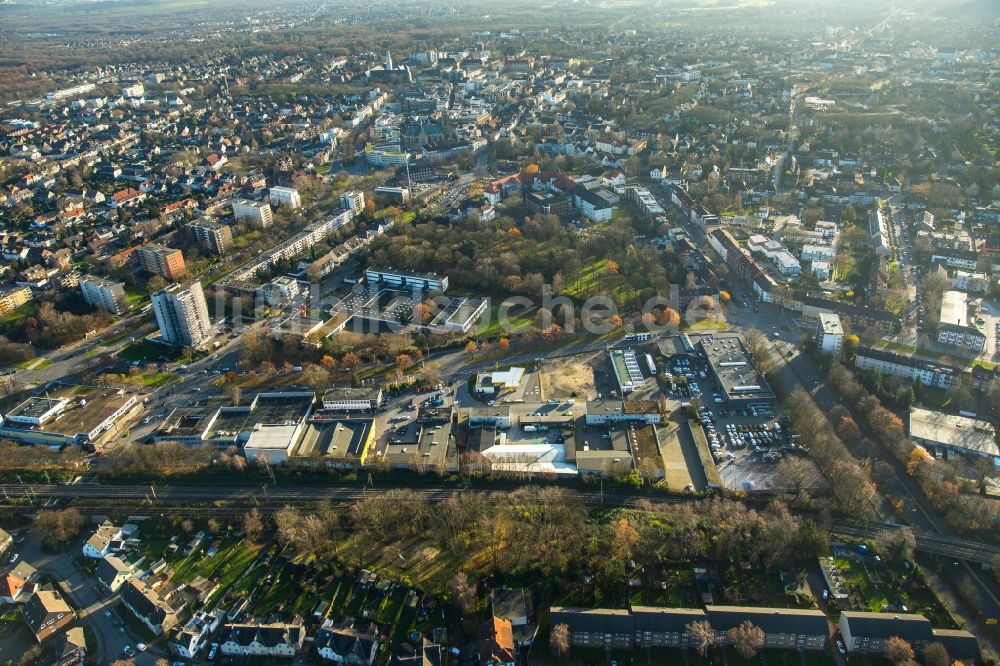 Gelsenkirchen von oben - Gewerbegebiet in Gelsenkirchen-Buer im Bundesland Nordrhein-Westfalen