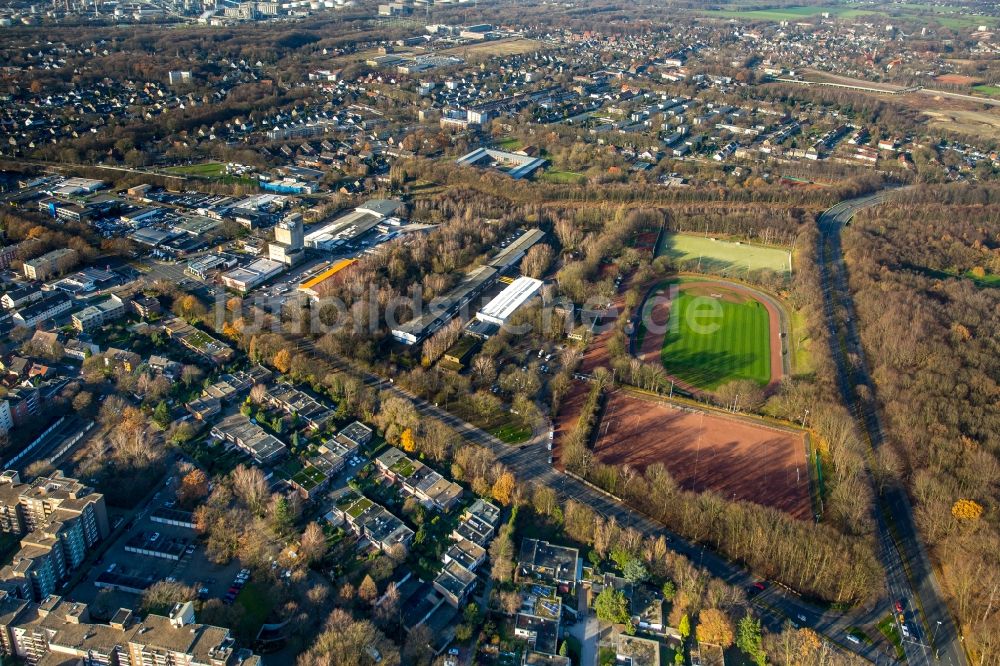 Luftaufnahme Gelsenkirchen - Gewerbegebiet in Gelsenkirchen-Buer im Bundesland Nordrhein-Westfalen