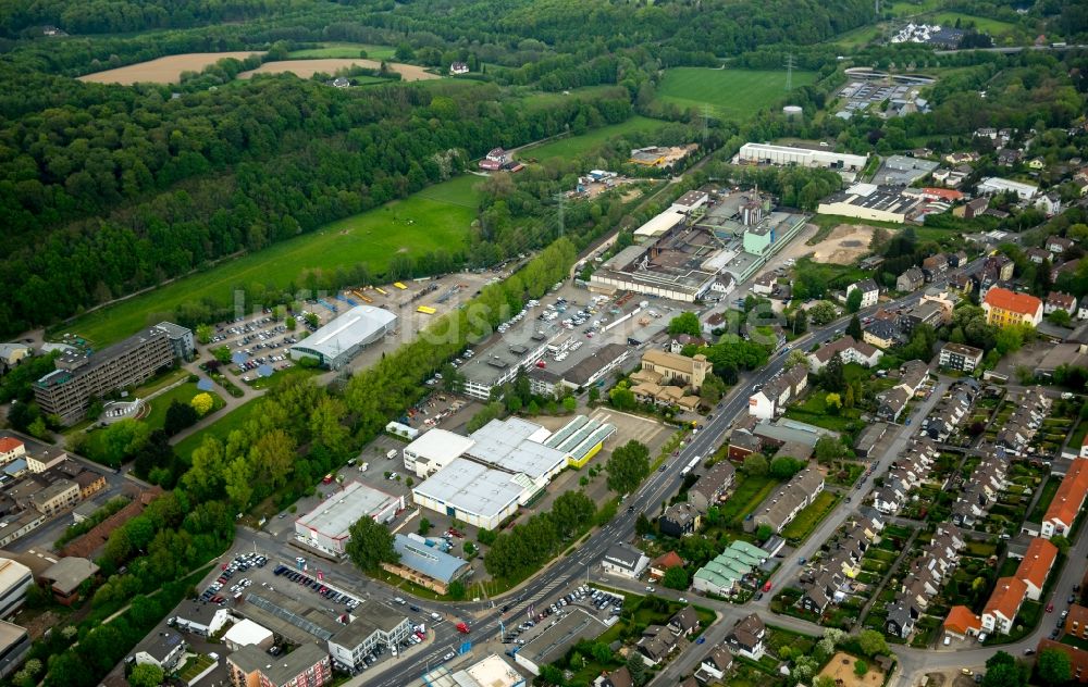 Luftbild Gevelsberg - Gewerbegebiet in Gevelsberg im Bundesland Nordrhein-Westfalen