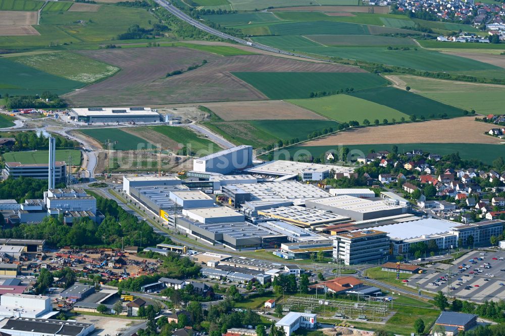 Luftbild Coburg - Gewerbegebiet Gewerbegebiet Bertelsdorf in Coburg im Bundesland Bayern, Deutschland