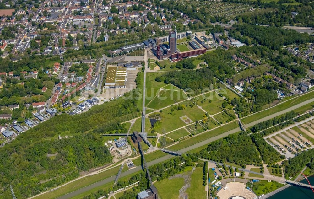 Luftbild Gelsenkirchen - Gewerbegebiet GEWERBEPARK NORDSTERN in Gelsenkirchen im Bundesland Nordrhein-Westfalen, Deutschland