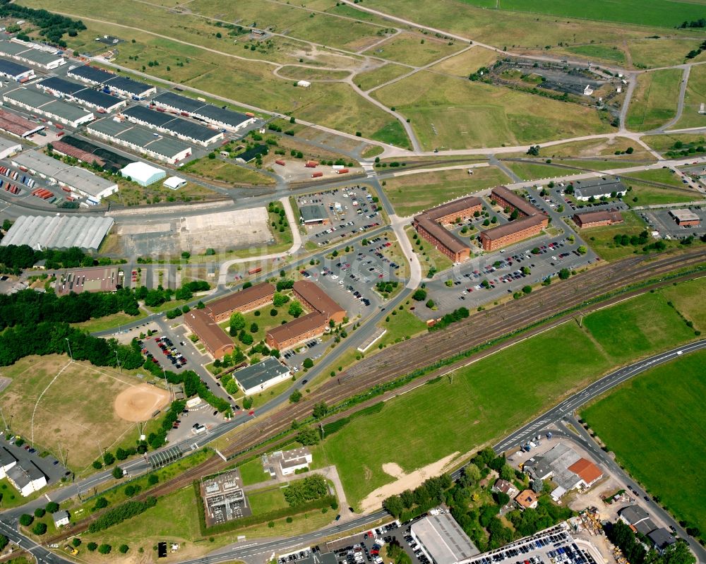 Luftbild Gießen - Gewerbegebiet in Gießen im Bundesland Hessen, Deutschland