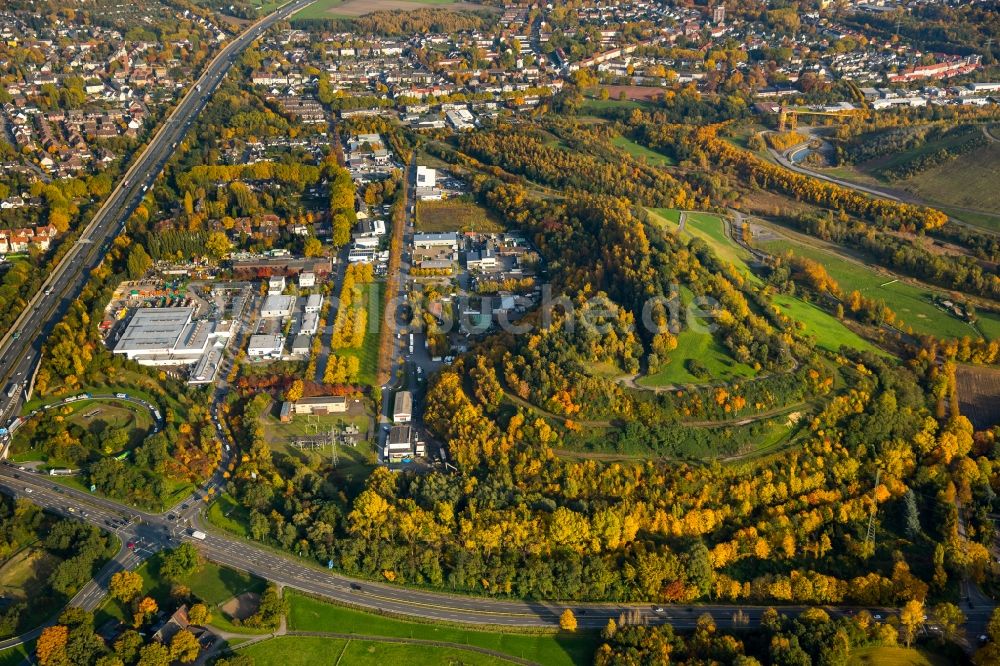 Gladbeck aus der Vogelperspektive: Gewerbegebiet Gladbeck-Brauck an der A2 in Gladbeck im Bundesland Nordrhein-Westfalen