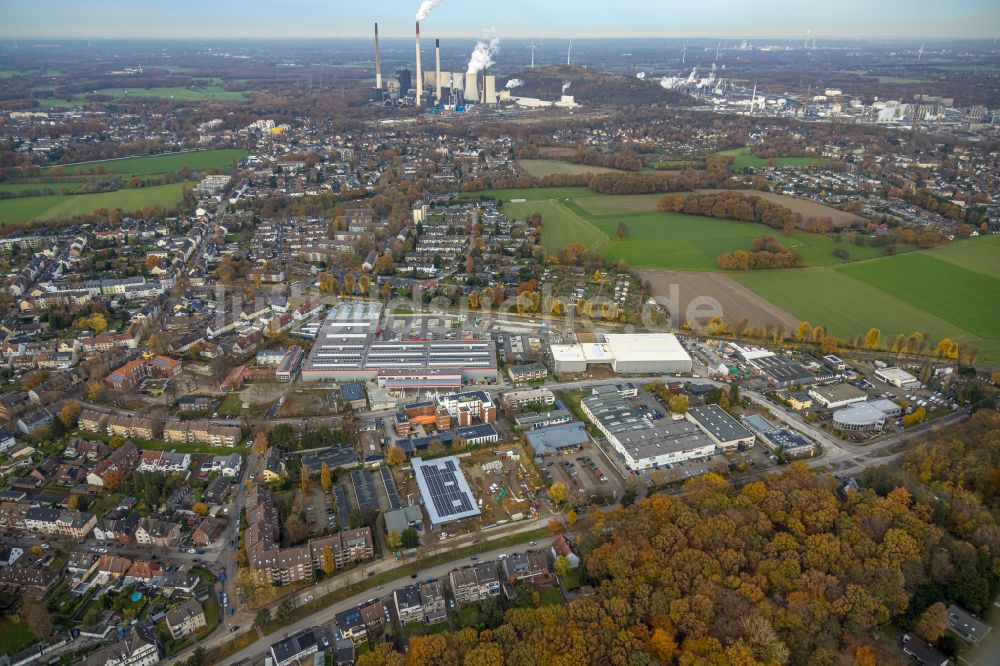 Luftbild Gladbeck - Gewerbegebiet in Gladbeck im Bundesland Nordrhein-Westfalen, Deutschland