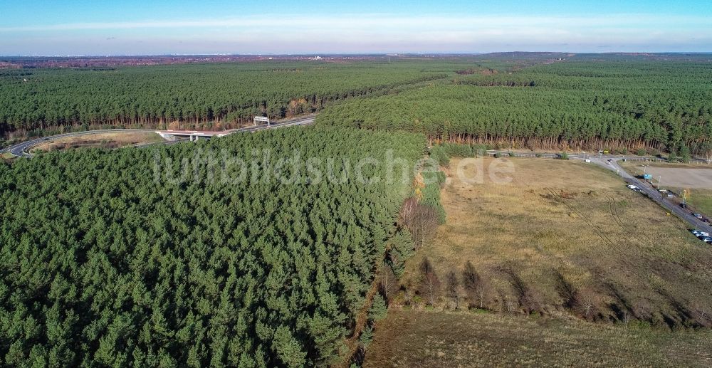 Luftaufnahme Freienbrink - Gewerbegebiet an der Große Lindenstraße in Freienbrink im Bundesland Brandenburg, Deutschland