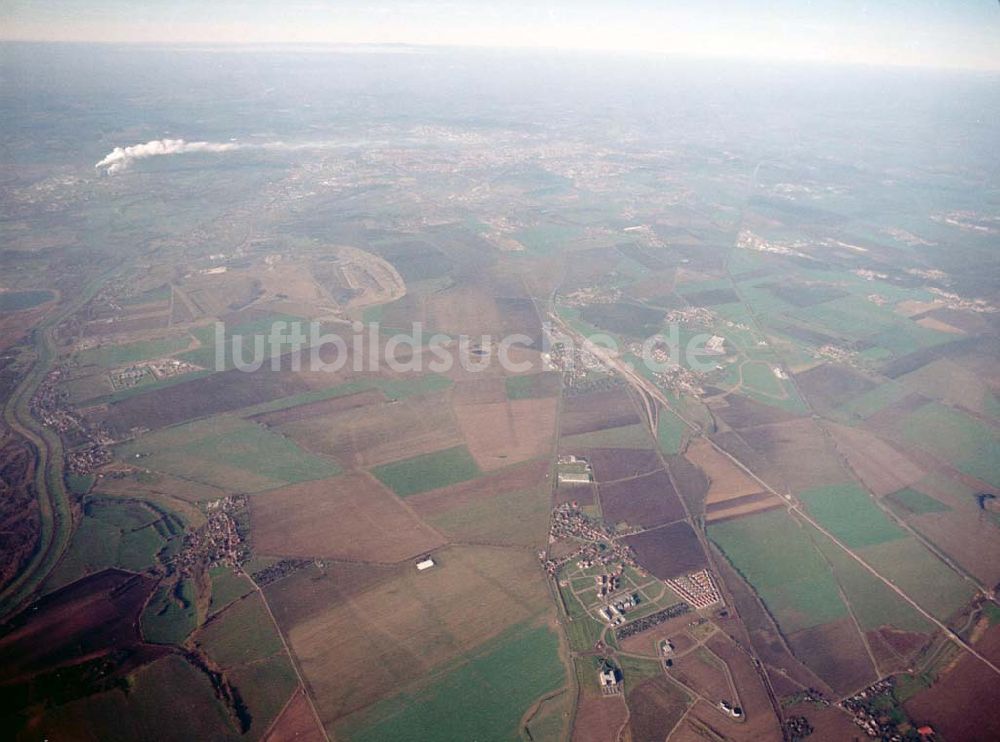 Luftbild Leipzig - Gröbers - Gewerbegebiet Großkugel an der BAB A14 (Nähe Schkeuditzer Kreuz) ein Projekt der HVB Immobilienmanagement AG Blick nach Nordwest (Richtung Halle) 06