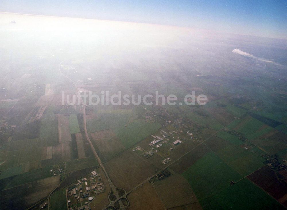 Kabelsketal aus der Vogelperspektive: Gewerbegebiet Großkugel in Kabelsketal im Bundesland Sachsen-Anhalt, Deutschland