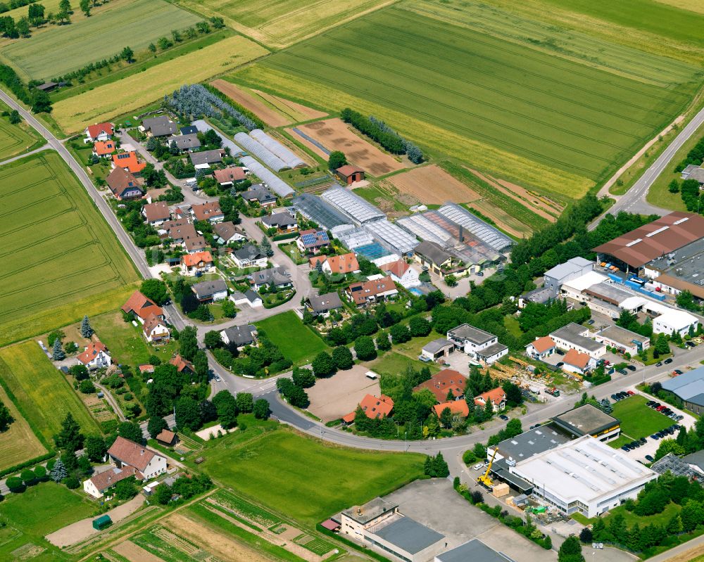 Luftbild Hailfingen - Gewerbegebiet in Hailfingen im Bundesland Baden-Württemberg, Deutschland