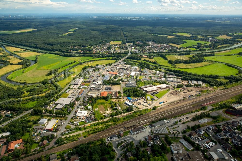 Luftbild Haltern am See - Gewerbegebiet Haltern Süd an der Lippe in Haltern am See im Bundesland Nordrhein-Westfalen