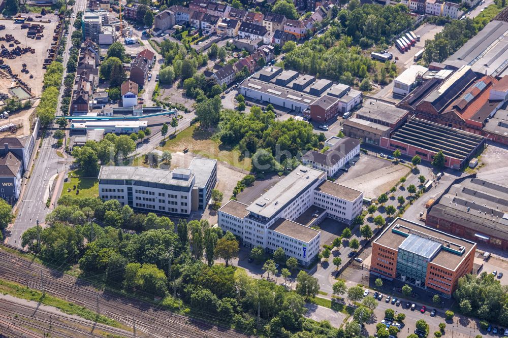 Hamm von oben - Gewerbegebiet in Hamm im Bundesland Nordrhein-Westfalen, Deutschland