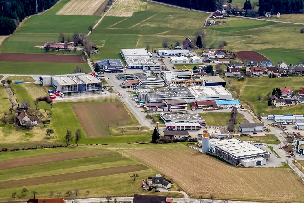 Hardt von oben - Gewerbegebiet Hardt in Hardt im Bundesland Baden-Württemberg, Deutschland