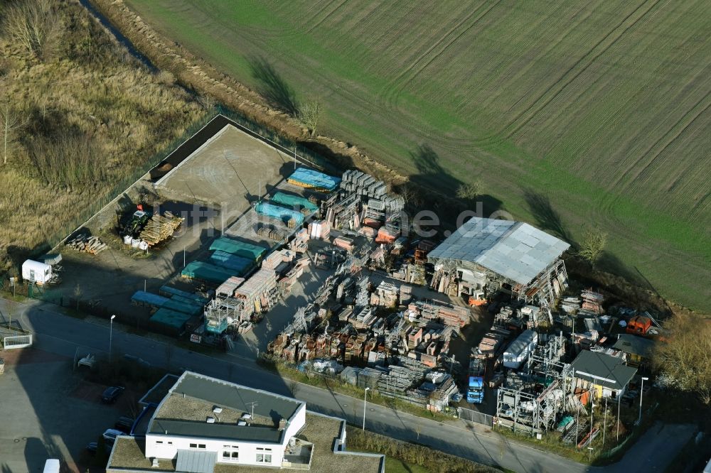 Mühlenbecker Land von oben - Gewerbegebiet Am Hasensprung in Mühlenbeck im Bundesland Brandenburg