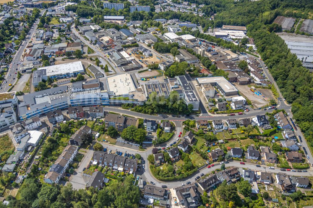 Heiligenhaus aus der Vogelperspektive: Gewerbegebiet in Heiligenhaus im Bundesland Nordrhein-Westfalen, Deutschland