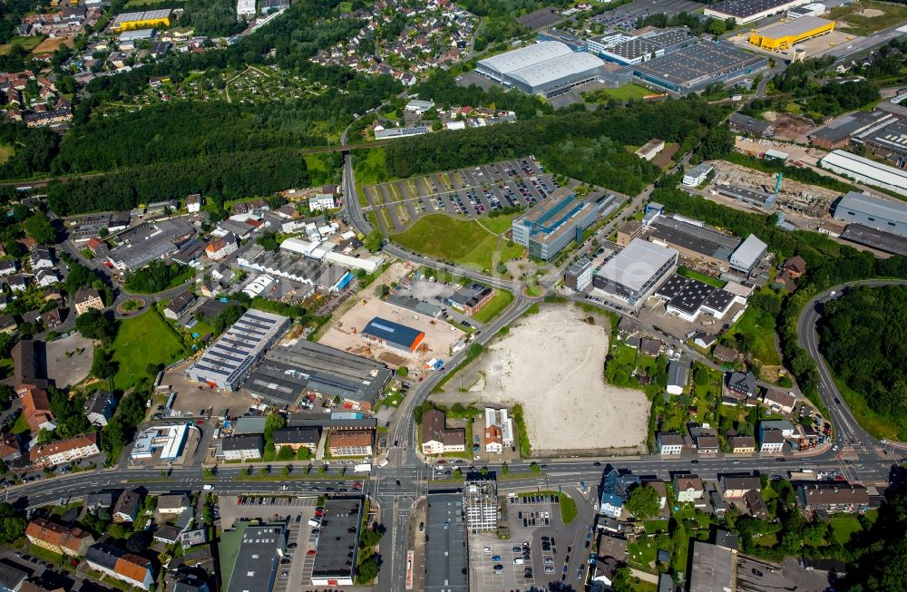 Bochum aus der Vogelperspektive: Gewerbegebiet HER-BO 43 in Bochum im Bundesland Nordrhein-Westfalen