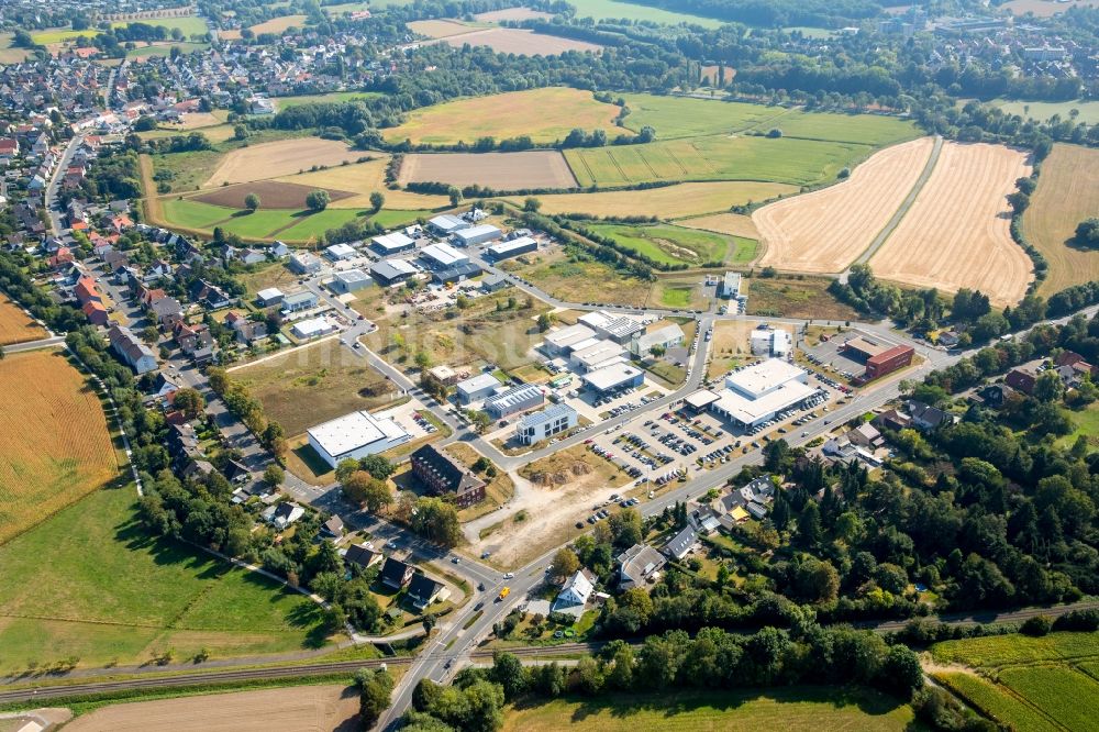 Hamm von oben - Gewerbegebiet am Herbert-Rust-Weg in Hamm im Bundesland Nordrhein-Westfalen