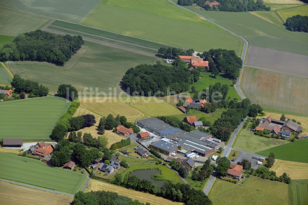 Luftbild Herzebrock-Clarholz - Gewerbegebiet in Herzebrock-Clarholz im Bundesland Nordrhein-Westfalen