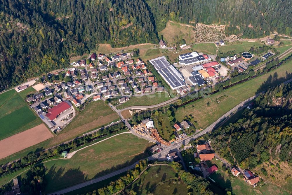 Luftaufnahme Oppenau - Gewerbegebiet Höfle. Franz H. Bruder, Roland Erdrich in Höflie im Bundesland Baden-Württemberg, Deutschland