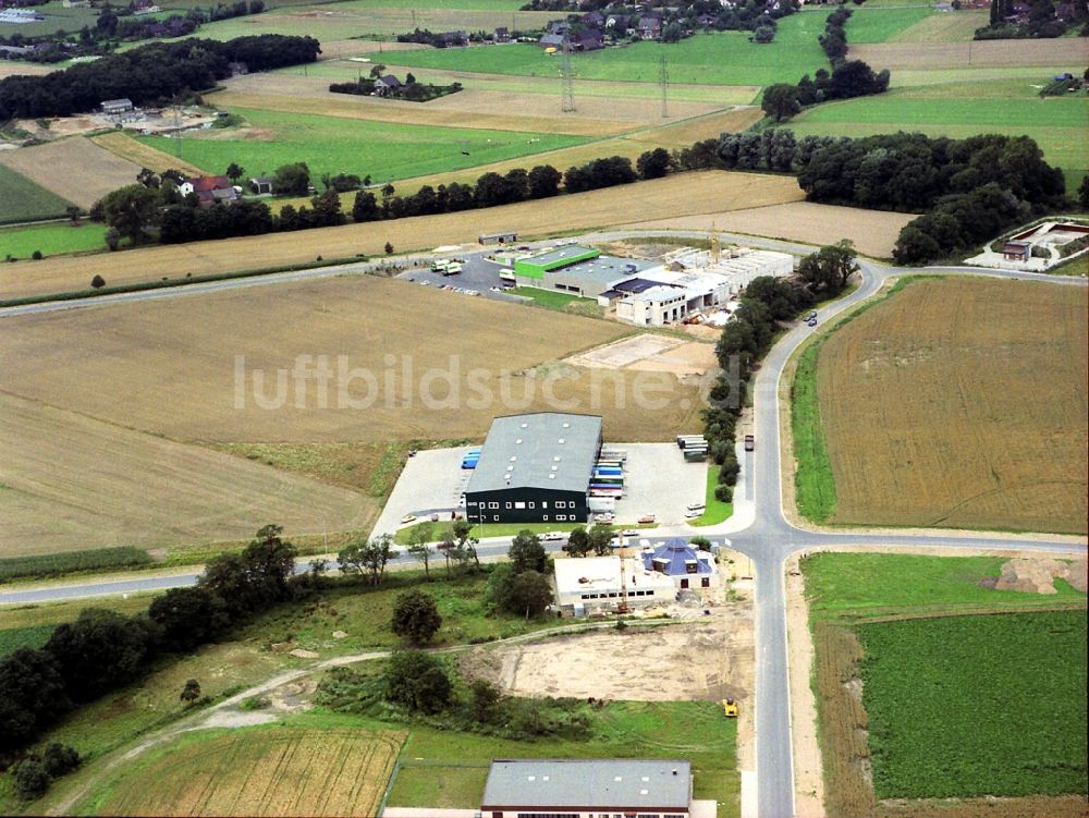 Luftaufnahme Moers - Gewerbegebiet Hülsdonk in Moers im Bundesland Nordrhein-Westfalen