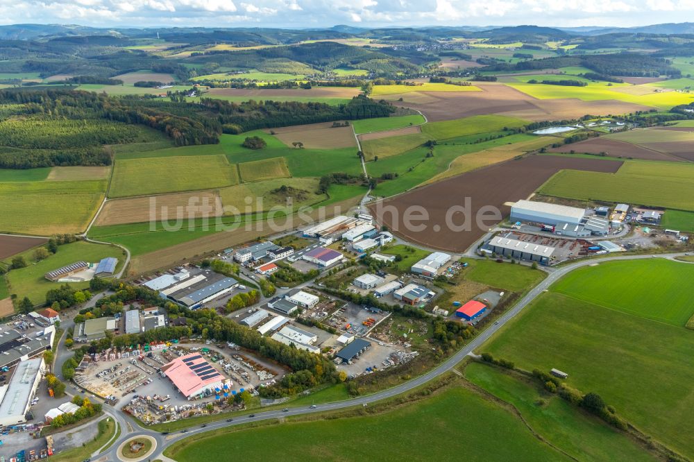 Luftaufnahme Höveringhausen - Gewerbegebiet in Höveringhausen im Bundesland Nordrhein-Westfalen, Deutschland