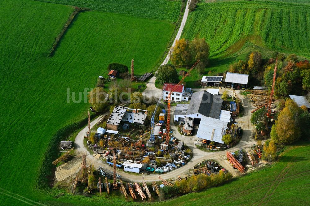 Luftaufnahme Ilmmünster - Gewerbegebiet in Ilmmünster im Bundesland Bayern, Deutschland