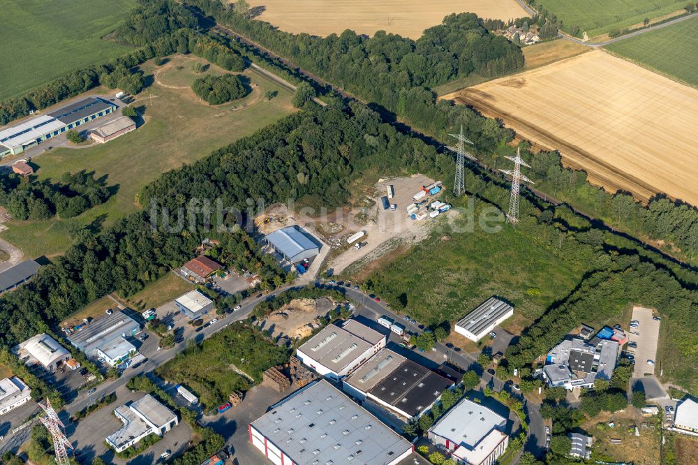 Innenstadt von oben - Gewerbegebiet in Innenstadt im Bundesland Nordrhein-Westfalen, Deutschland