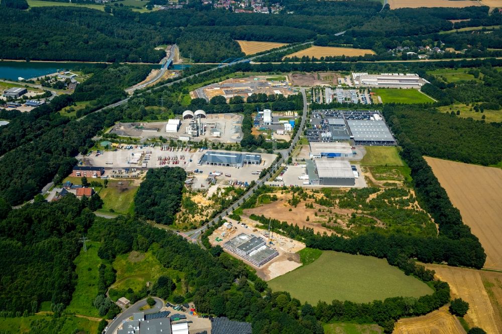 Luftbild Marl - Gewerbegebiet Interkommunaler Industriepark Dorsten/Marl in Marl im Bundesland Nordrhein-Westfalen