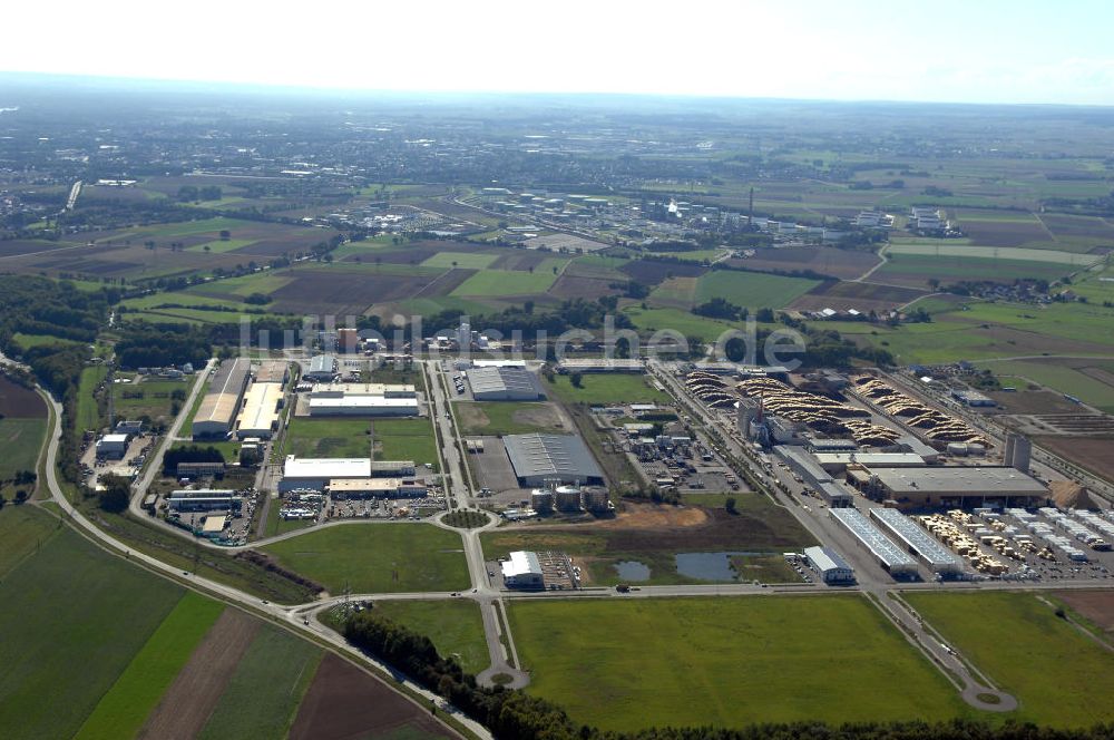 INGOLSTADT von oben - Gewerbegebiet InterPark