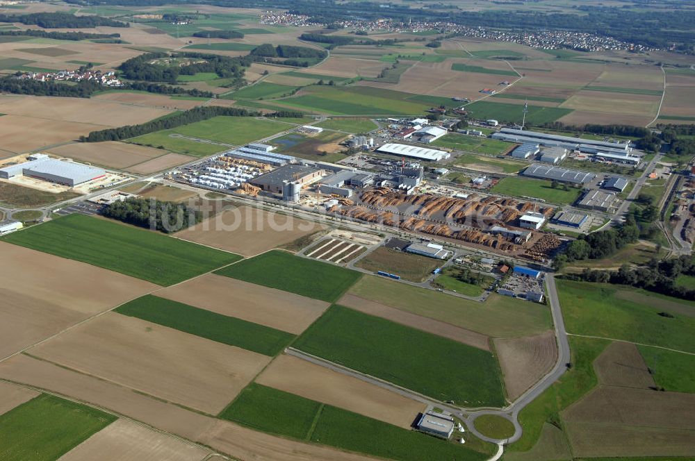 INGOLSTADT aus der Vogelperspektive: Gewerbegebiet InterPark