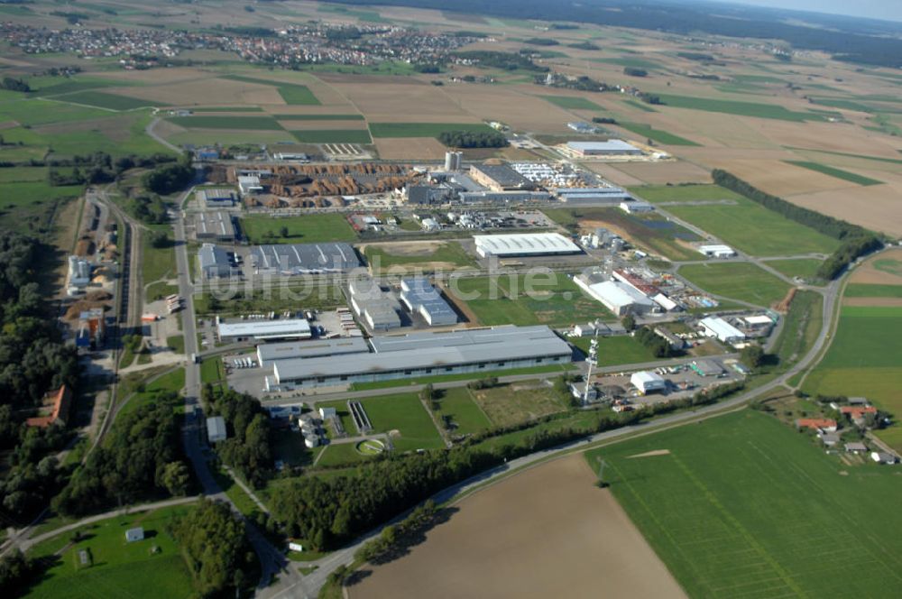 INGOLSTADT von oben - Gewerbegebiet InterPark