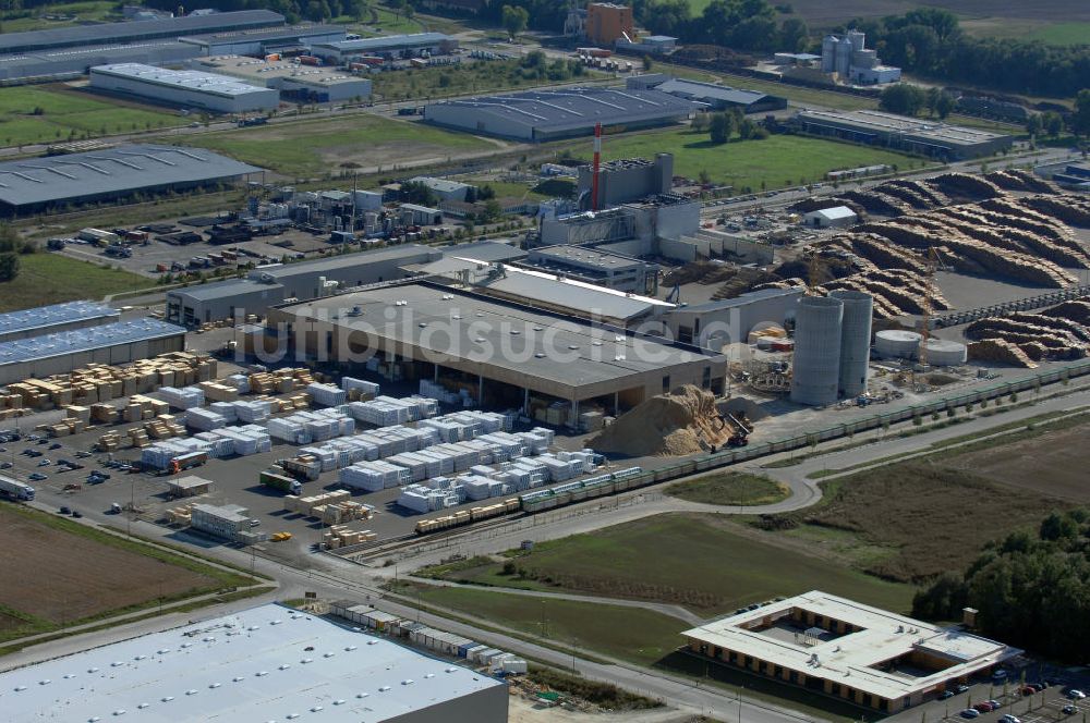 INGOLSTADT von oben - Gewerbegebiet InterPark