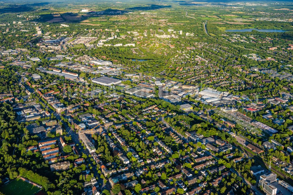 Luftbild Hamburg - Gewerbegebiet Kühnstrasse in Hamburg, Deutschland