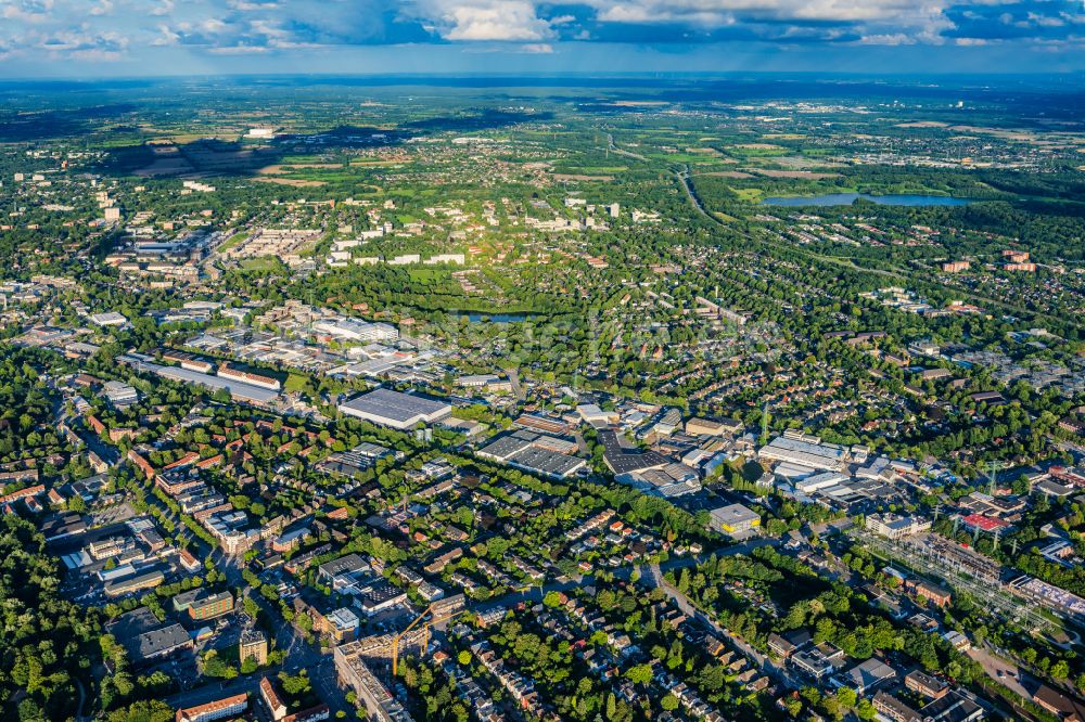 Luftaufnahme Hamburg - Gewerbegebiet Kühnstrasse in Hamburg, Deutschland