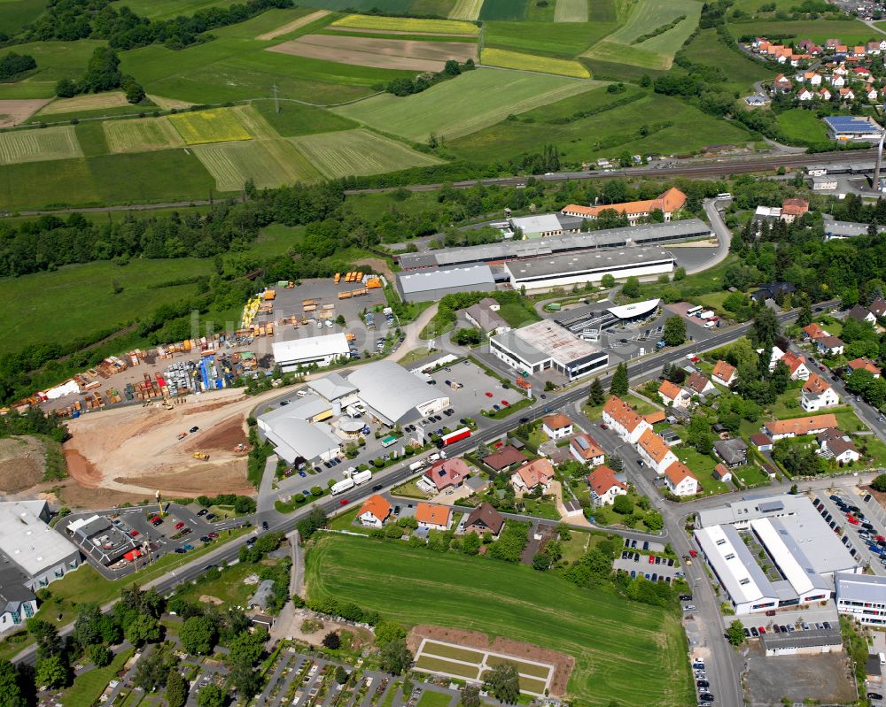 Luftbild Lauterbach (Hessen) - Gewerbegebiet in Lauterbach (Hessen) im Bundesland Hessen, Deutschland